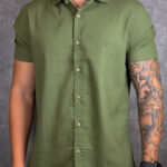 CAMISA LINHO M. CURTA CALVIN KLEIN  M