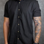 CAMISA LINHO M. CURTA CALVIN KLEIN  G