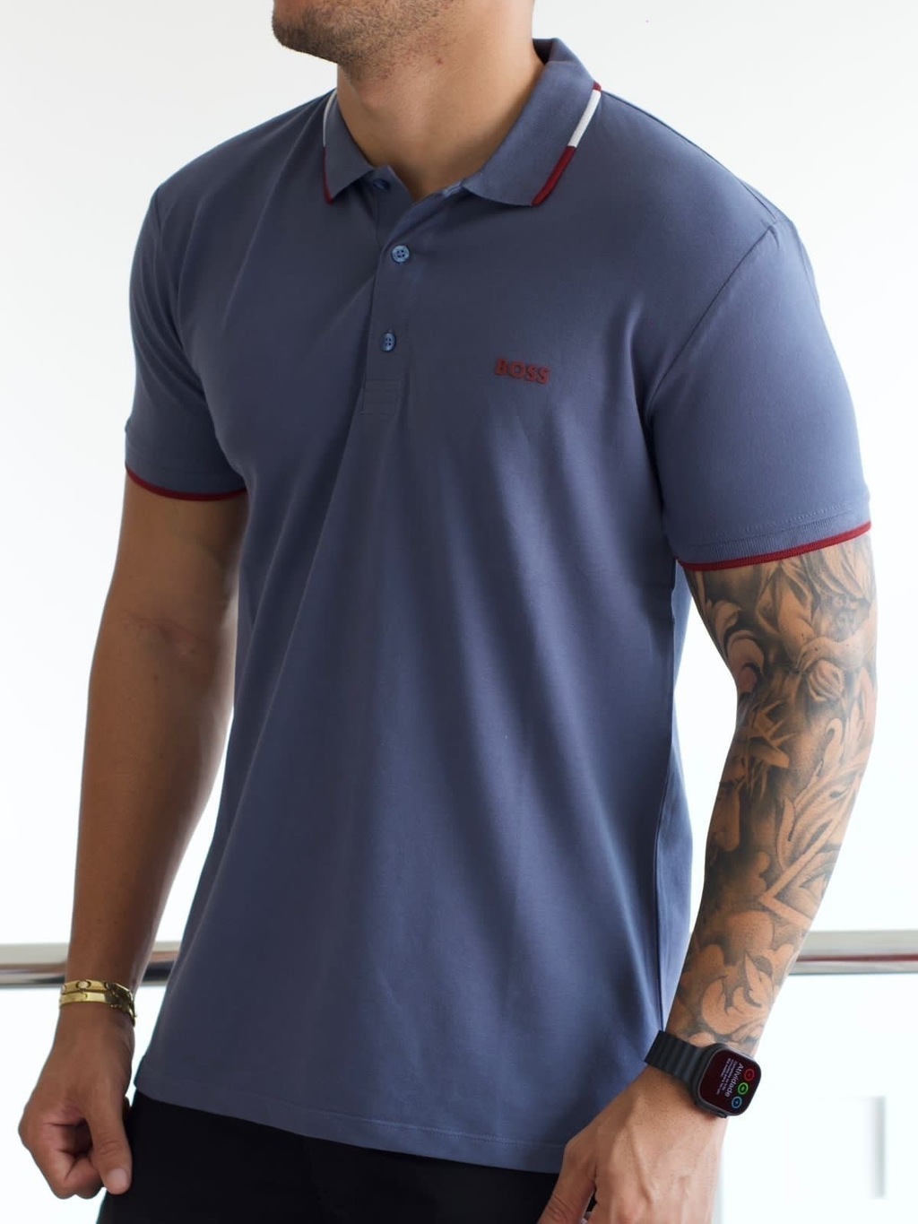 1a817cf3-8fb7-446b-a7f8-d4ee5c9ee528-ba98a39c662207372117728958471437-1024-1024 Polo Boss - Clássica Azul P - Imagem 1