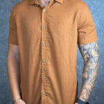 CAMISA LINHO M. CURTA COLCCI  G