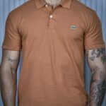 Polo Lacoste Exclusiva Marrom P