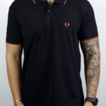 Camisa Polo Fred Perry Preto G
