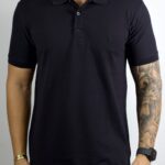 Camisa Polo Reserva - Monocromática Preto M