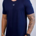 Básica Diesel - Pima Jersey Azul Marinho G