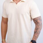 Polo Aramis - Texturizada Off White G
