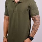 Polo Ricardo Almeida - Bordado Lamar Verde G