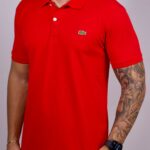 Polo Lacoste Tradicional Vermelho GG