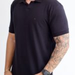Polo Aramis - Gola Italiana Preto GG