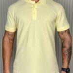 Polo Fred Perry - Monocromática Amarelo G