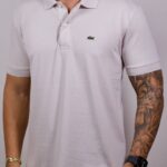 Polo Lacoste Tradicional Cinza M