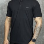Polo Hugo Boss - Monocromática Preto M