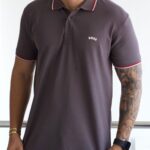 Polo Boss - Clássica Cinza P