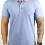 Camisa Polo Reserva - Monocromática Azul P