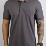 Camisa Polo Reserva - Monocromática Cinza M
