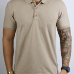 Camisa Polo Reserva - Monocromática Bege P