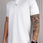 Polo Suedine Acostamento Branco M