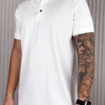 Polo Suedine Acostamento Branco M