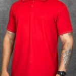Polo Calvin Klein Vermelho M