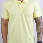Polo Hugo Boss - Exclusiva Monocromática Amarelo M