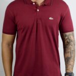 Polo Lacoste Classica Vinho M