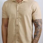 CAMISA LINHO M. CURTA CALVIN KLEIN  GG