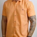 CAMISA LINHO M. CURTA CALVIN KLEIN  M