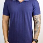 Polo Ellus Texturizada Azul G