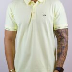 Polo Calvin Klein - Exclusiva Amarelo P