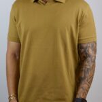 Polo Zara - Gola V Amarelo G