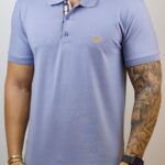 Polo Burberry Azul claro G