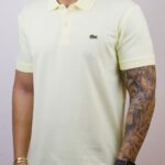 Polo Lacoste Tradicional Amarelo G
