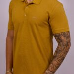 Polo Hugo Boss - Texturizada Mostarda G