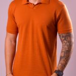 Polo Aramis - Gola Italiana Laranja GG