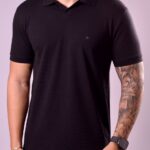 Polo Aramis - Gola Italiana Preto GG