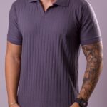 Polo Colcci - Gola Italiana Cinza GG