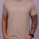 Camiseta Hugo Boss - Pima Jersey Bege M