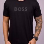Camiseta Hugo Boss - Pima Jersey Preto GG