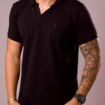 Polo Ralph Lauren - Texturizada Preto P