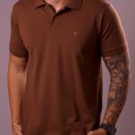 Polo Dom Vigor Marrom P