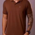 Polo Dom Vigor - Signature Marrom M