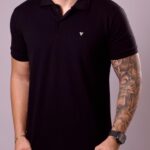 Polo Dom Vigor - Signature Preto G