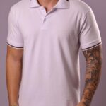 Polo Hugo Boss - Clássica Branco P