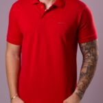 Polo Hugo Boss - Clássica Vermelho P
