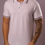 Polo Hugo Boss - Clássica Branco M