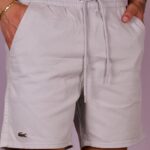 Short Sarja Lacoste Cinza P