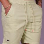Short Sarja Lacoste Amarelo M