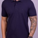 Polo Aramis - Monocromática Azul Marinho P