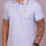 Polo Fred Perry Azul Claro GG